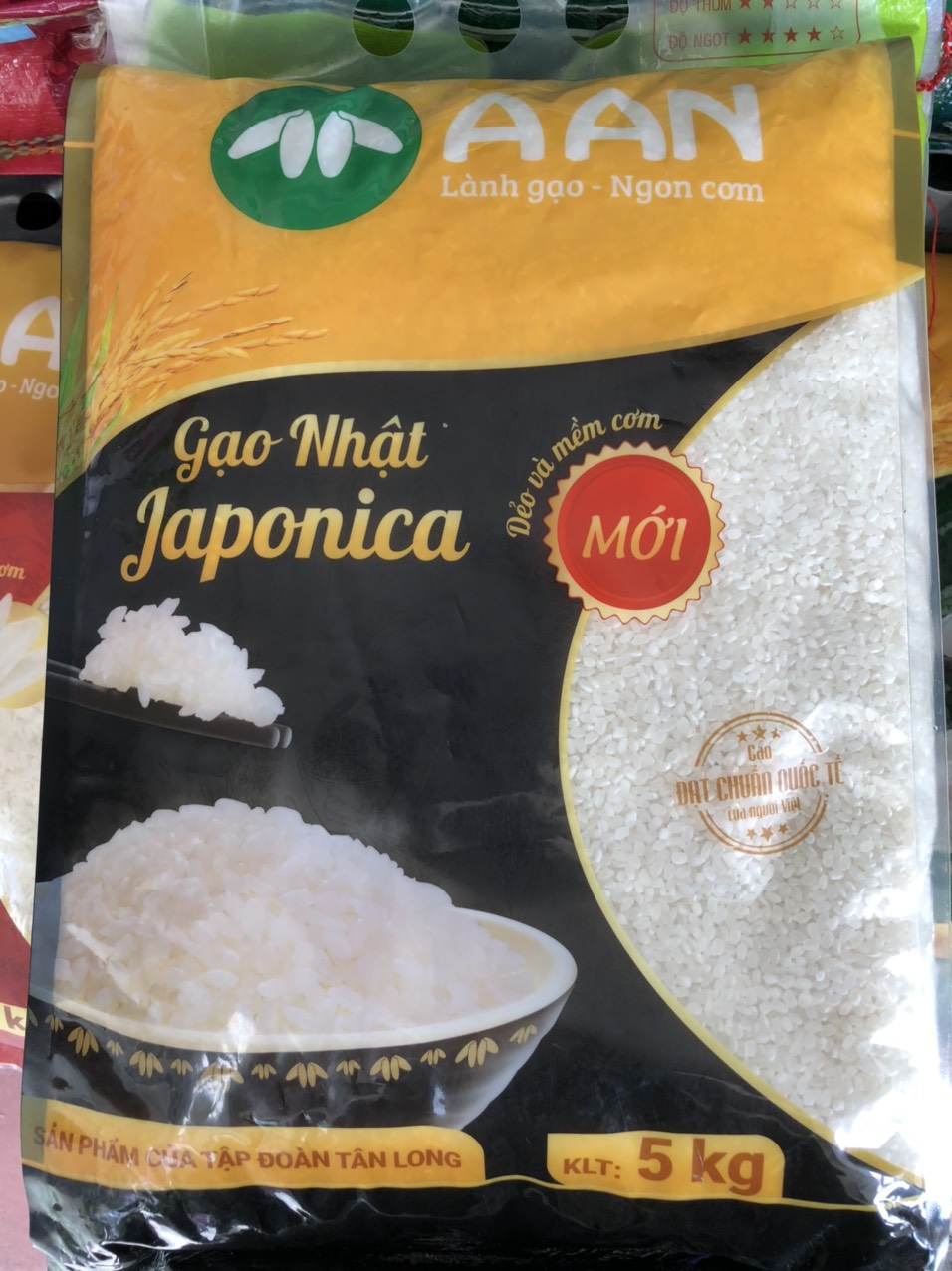 Gạo nhật japonica a an tại thị trường gạo đà nẵng 
