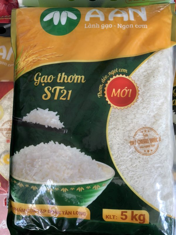 Gạo ST21 Thương hiệu A An