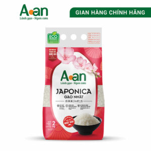 Gạo sạch Aan - Gạo Japonica túi 2kg