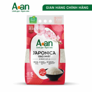 Gạo sạch Aan - Gạo Japonica túi 5kg