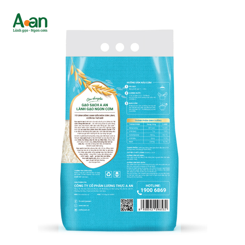 Gạo sạch Aan ST25 Ngon túi 5kg